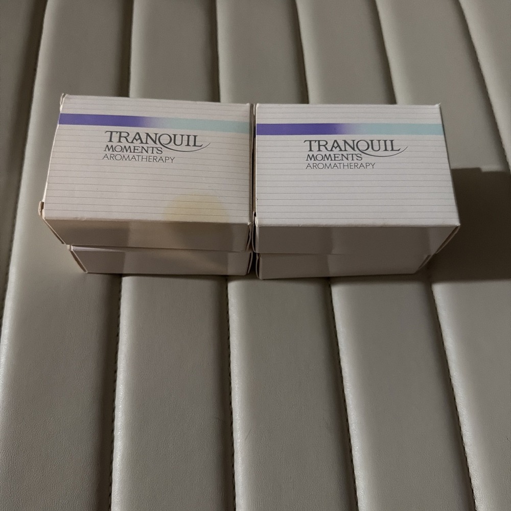 4 Avon Tranquil Moments Aromatherapy Soap New NOS 1986